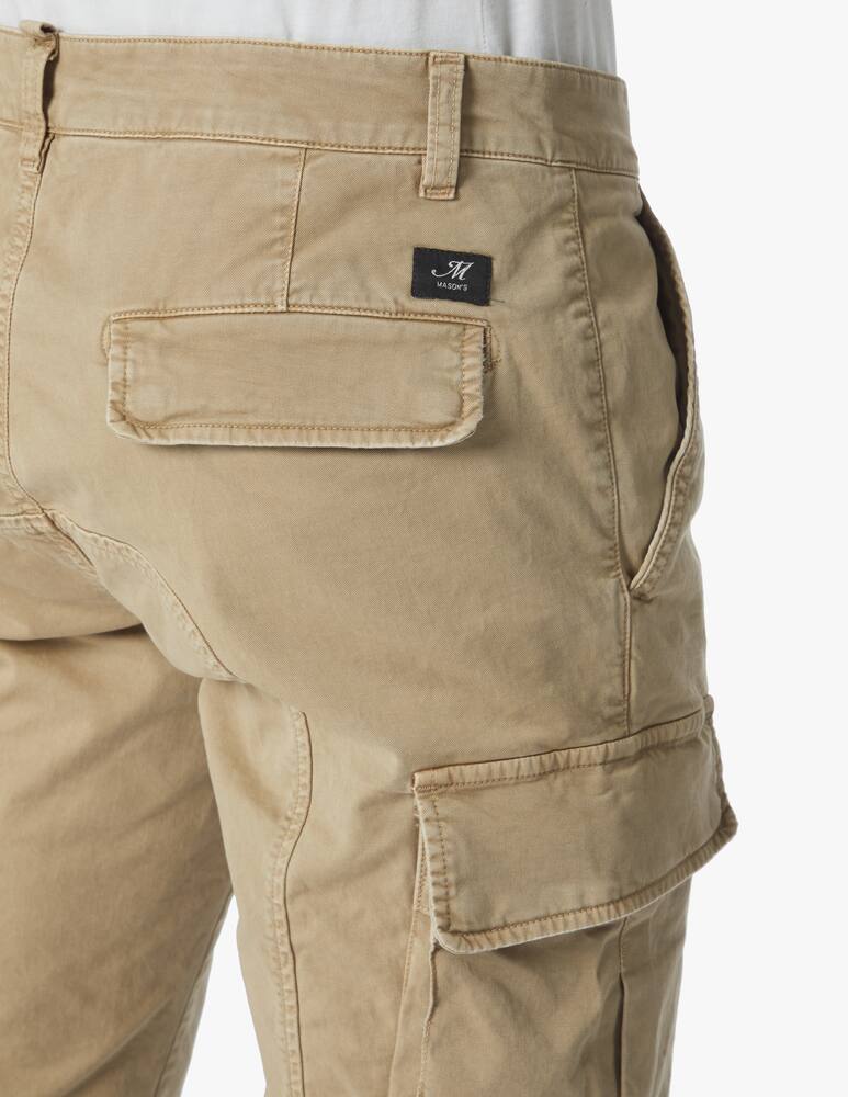 rinascente Mason's Pantalone cargo chile gabardina - beige