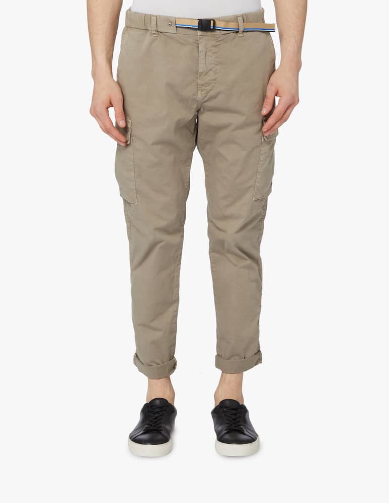 rinascente Mason's Pantalone cargo chile buckle gabardina leggera - marrone