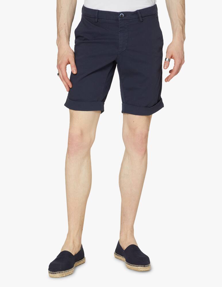 rinascente Mason's Chino short milano satin - blue