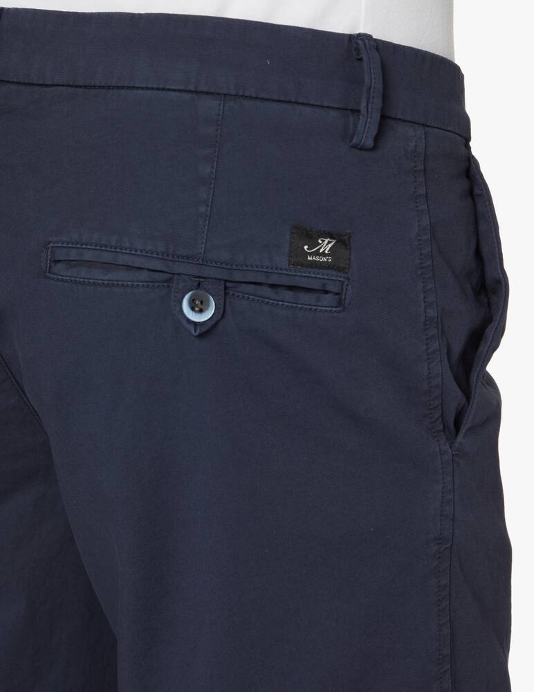 rinascente Mason's Chino short milano satin - blue