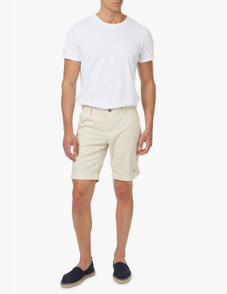 Mason's Chino short milano satin - white - picture 1 Mason's Chino short milano satin - white - picture 1