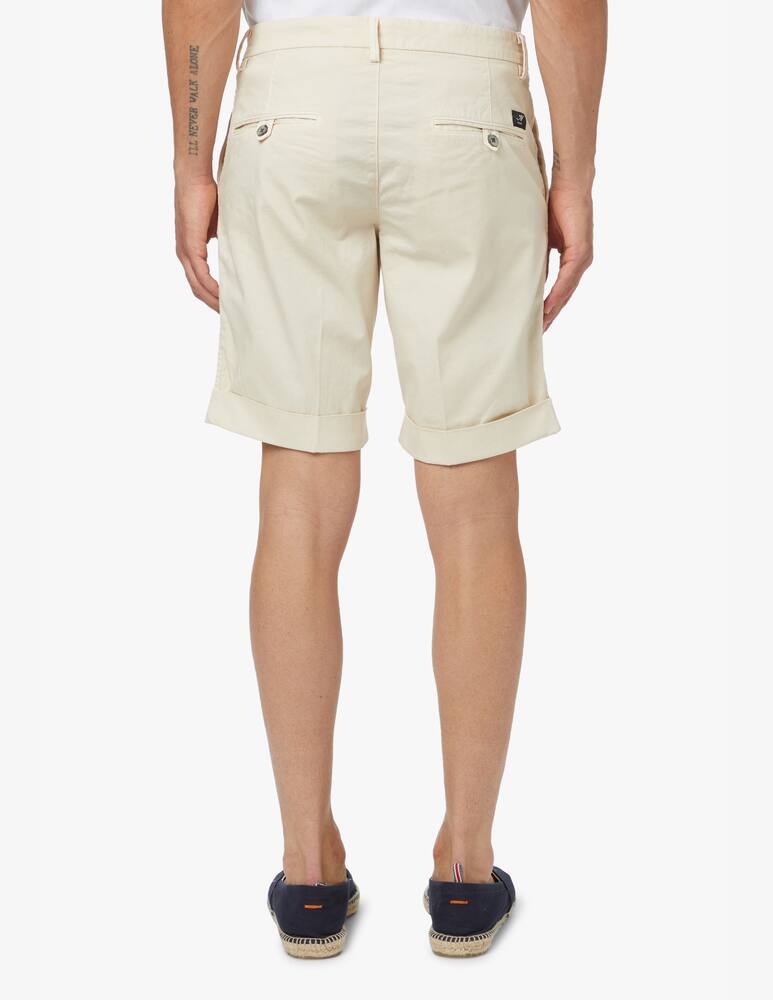 rinascente Mason's Chino short milano satin - white