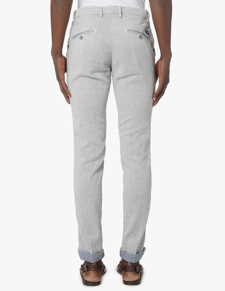 rinascente Mason's Chino pants milano flamed linen - grey