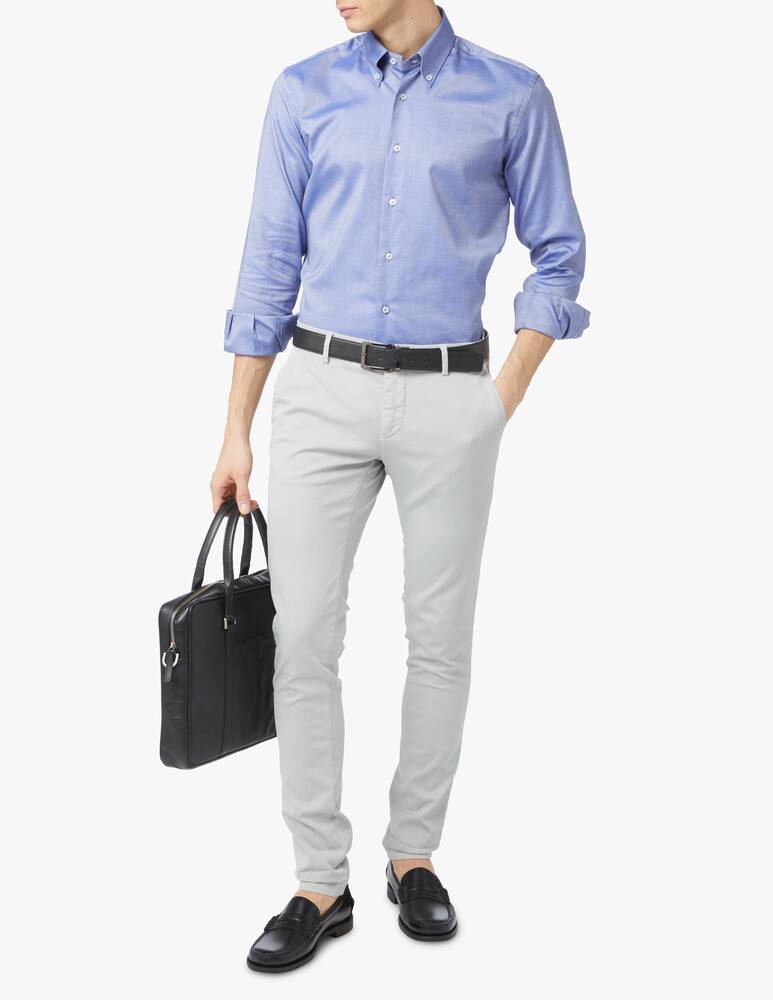 Mason's Pantalone chino milano piquet - grigio - immagine 1 Mason's Pantalone chino milano piquet - grigio - immagine 1