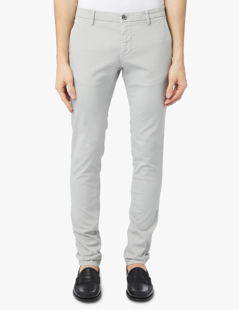 Mason's Pantalone chino milano piquet - grigio - immagine 2 Mason's Pantalone chino milano piquet - grigio - immagine 2