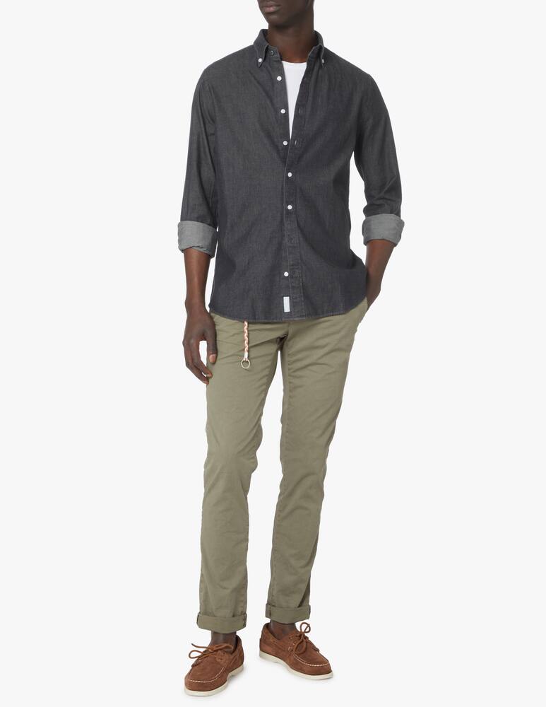 Mason's Chino pants milano micro twill - green - picture 1 Mason's Chino pants milano micro twill - green - picture 1