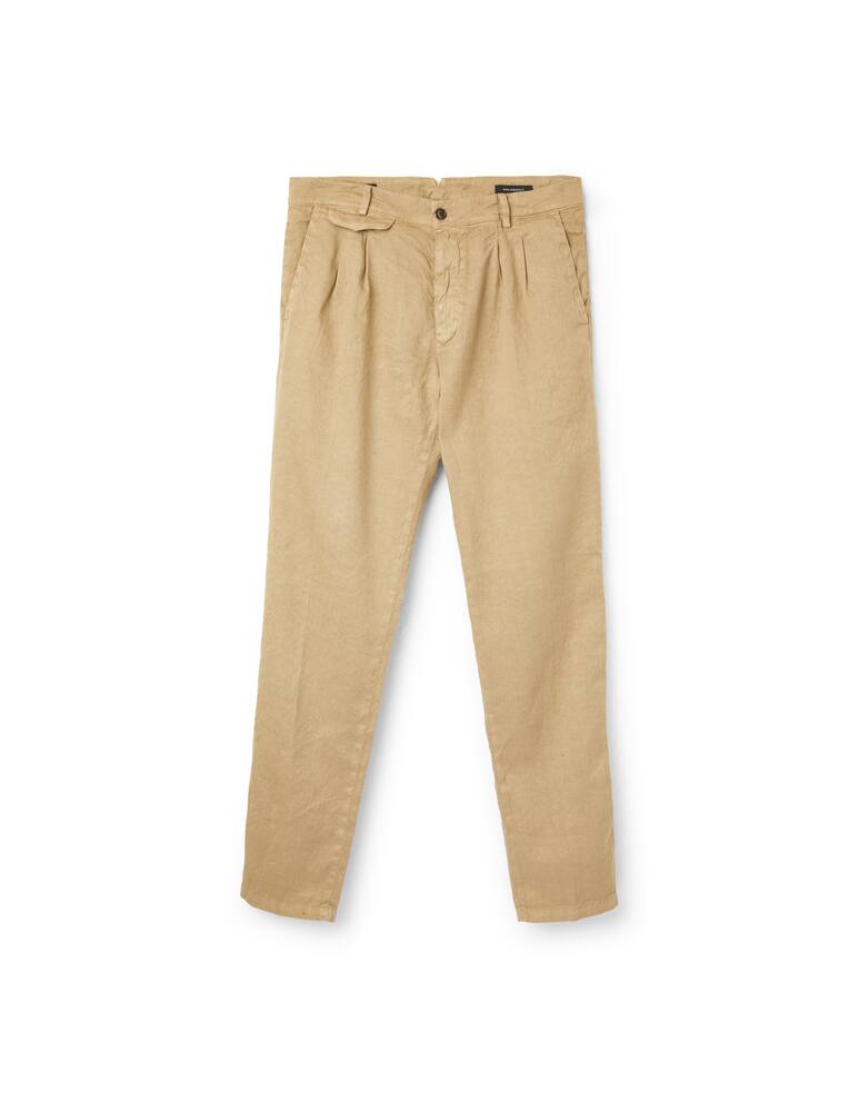 Mason's Chino pants amalfi 2p cotton linen - beige - picture 5 Mason's Chino pants amalfi 2p cotton linen - beige - picture 5