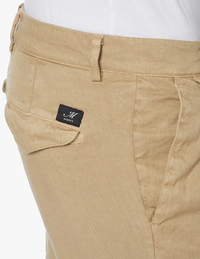rinascente Mason's Chino pants amalfi 2p cotton linen - beige