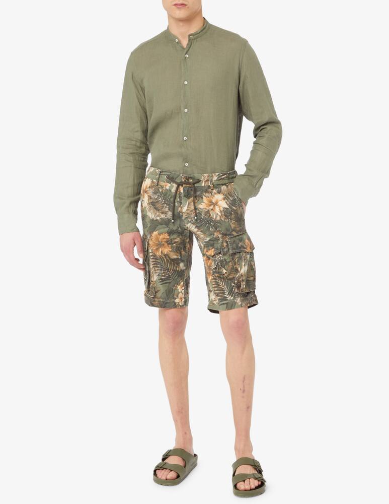 rinascente Mason's Cargo coulisse tencel flower shorts