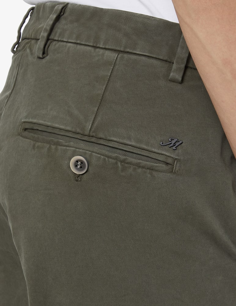 Mason's Chino milano gabardina pant - Green - picture 4 Mason's Chino milano gabardina pant - Green - picture 4