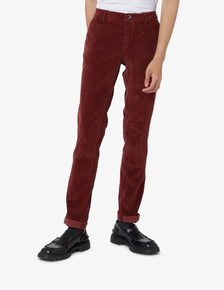 rinascente Mason's Pantalone chino milano velluto roccia - Rosso