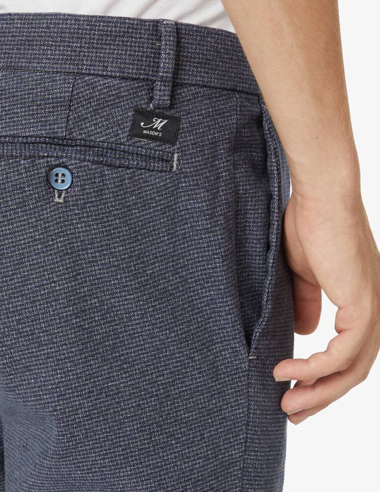 rinascente Mason's Pantalone chino ny micro pied de poule - Grigio