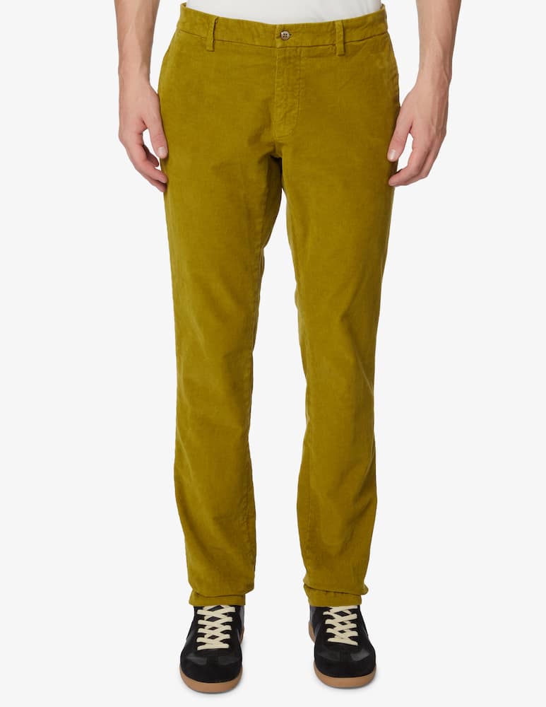Mason's Pantalone chino ny velluto 1000r - Verde - immagine 2