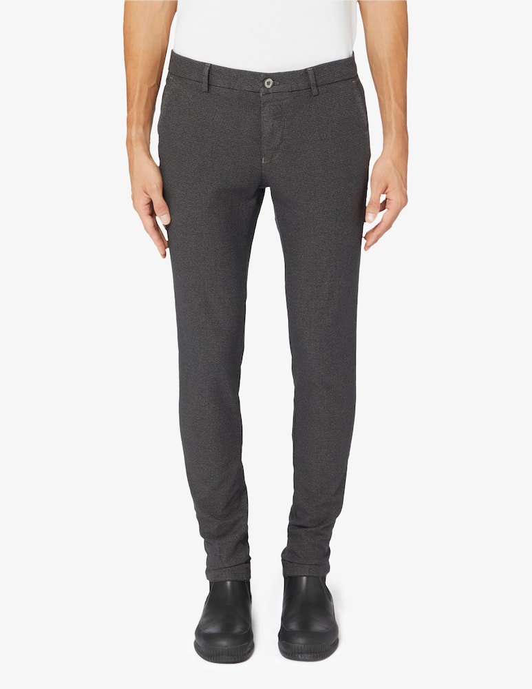 Mason's Pantaloni chino milano micro pied de poule - immagine 1 Mason's Pantaloni chino milano micro pied de poule - immagine 1