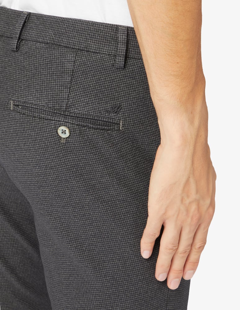 rinascente Mason's Chino milano micro pied de poule trousers