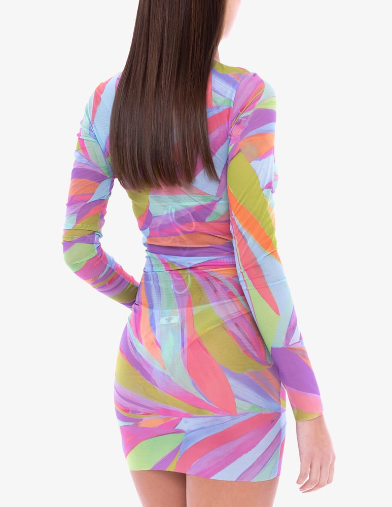 rinascente Bikini Lovers Beach cover up dress in tulle