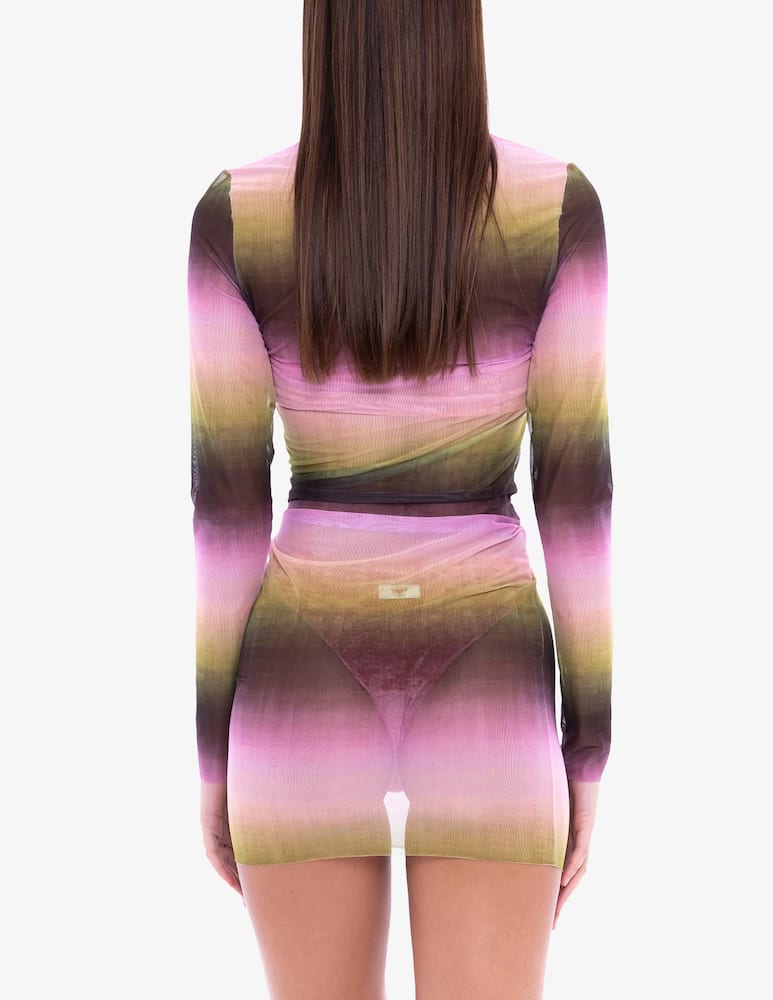 rinascente Bikini Lovers Beach cover up dress in tulle