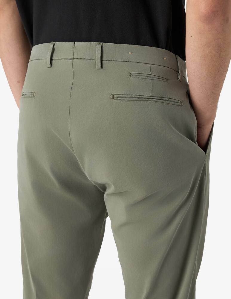 rinascente Briglia Pantaloni chino una pince cotone tencel