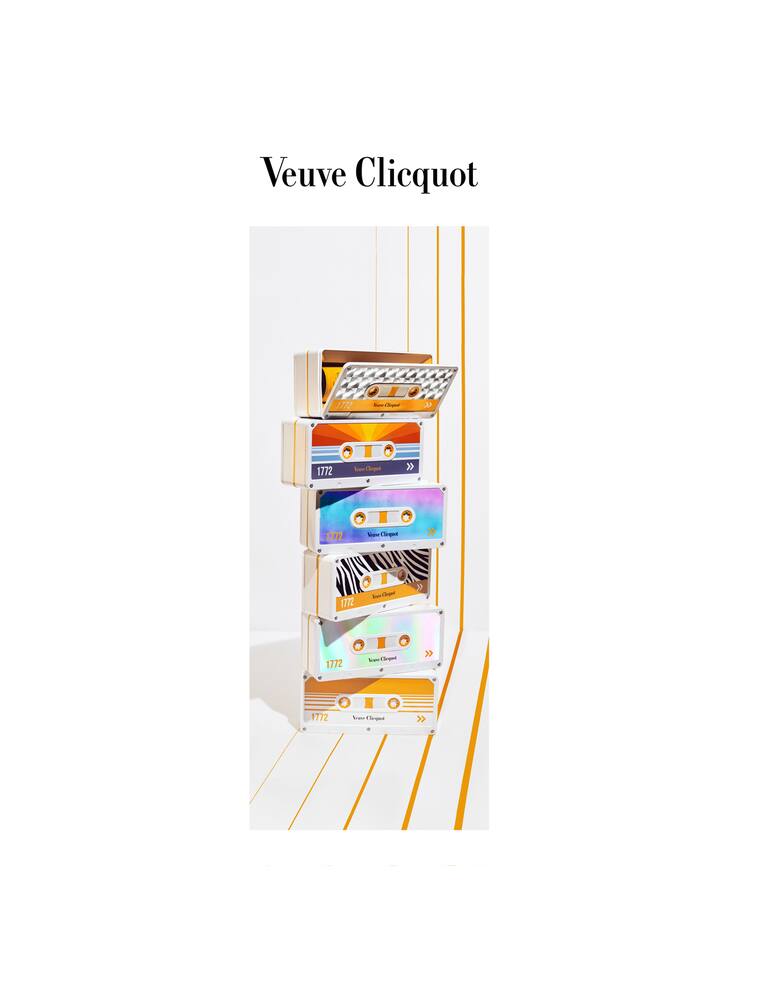 rinascente Veuve Clicquot Champagne Clicquot Tape Yellow Label - Limited Edition