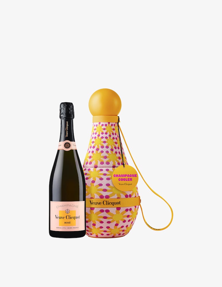 rinascente Veuve Clicquot Sun Totem with Brut Rosé 75cl Limited Edit