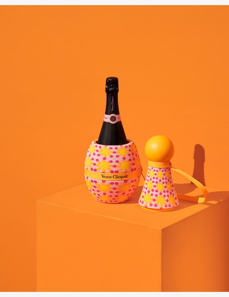 rinascente Veuve Clicquot Sun Totem with Brut Rosé 75cl Limited Edit