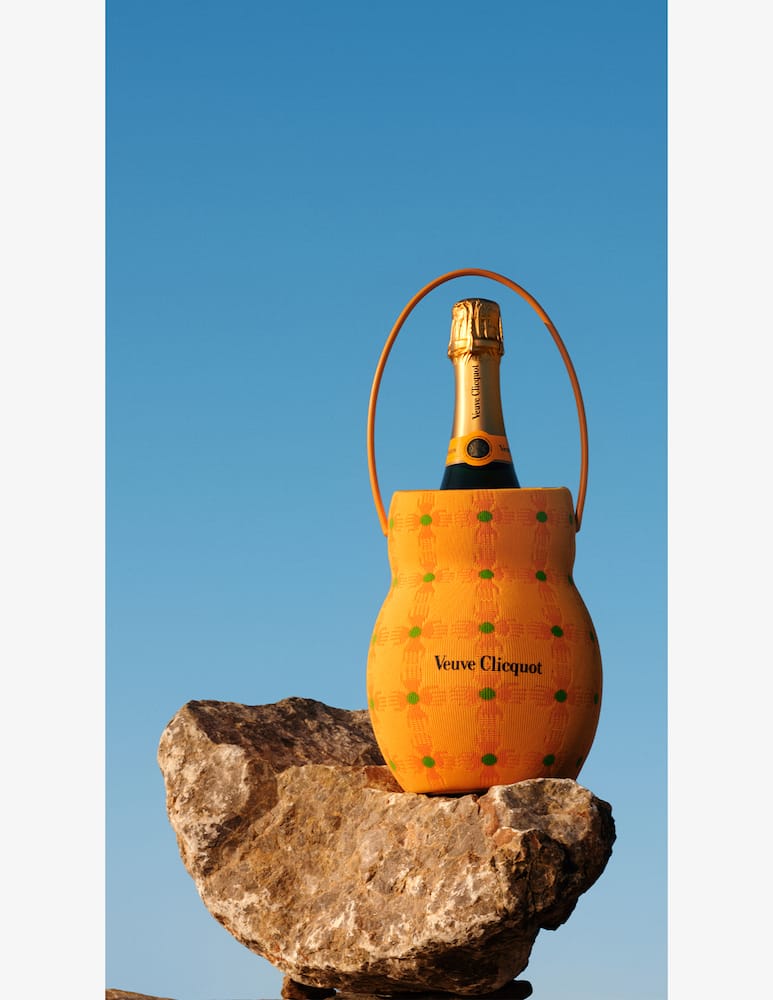 rinascente Veuve Clicquot Sun Holder with Brut Yellow Label 75cl