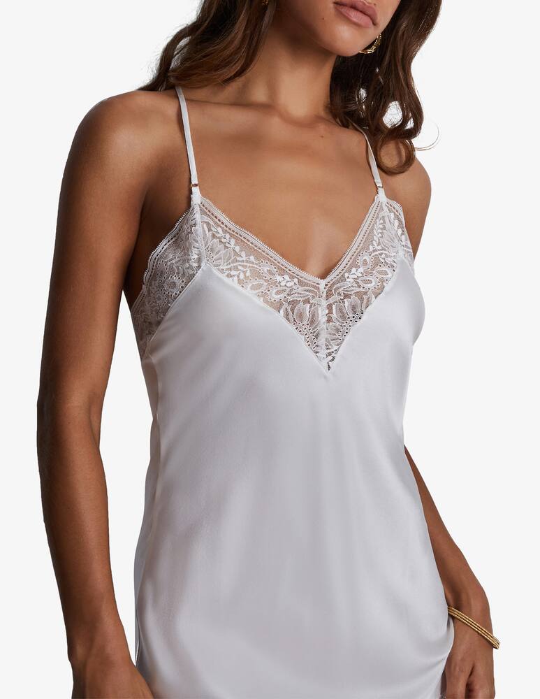 rinascente Aubade Chemise in raso con pizzo
