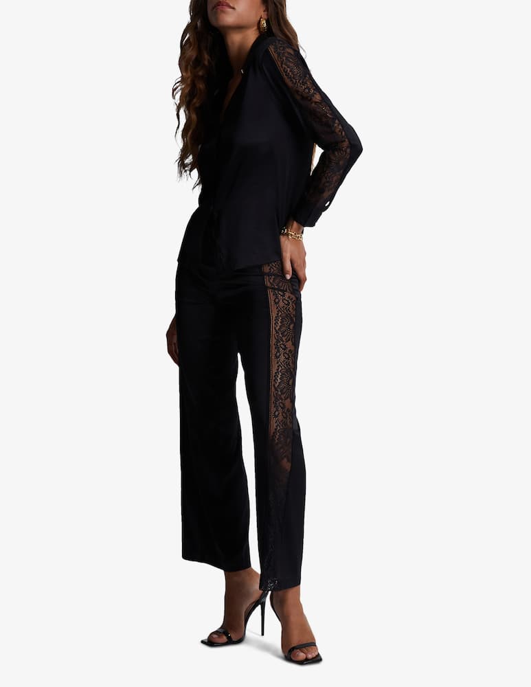 rinascente Aubade Lace sleeve blouse