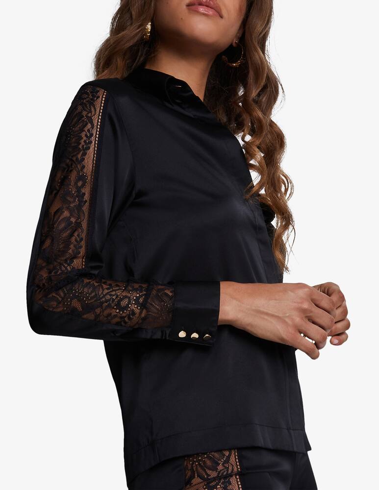 rinascente Aubade Lace sleeve blouse