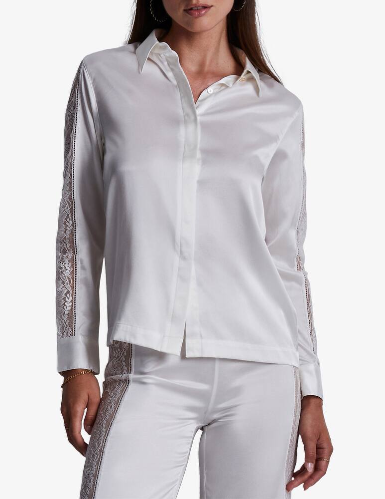 rinascente Aubade Blusa homewear con pizzo