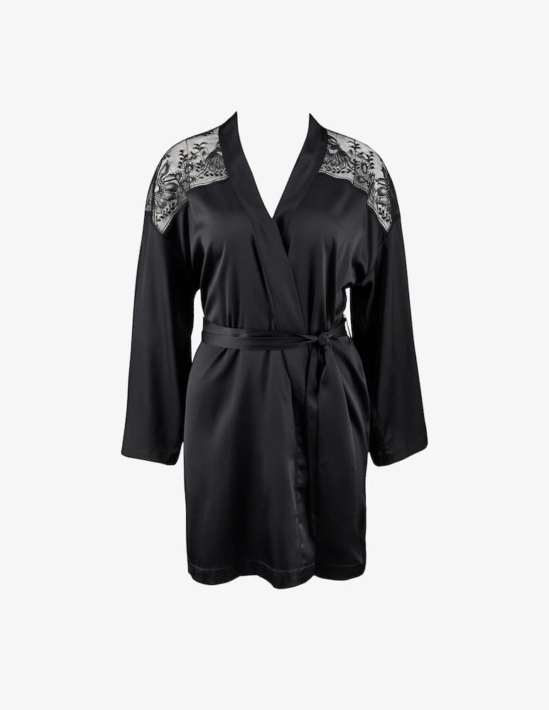 rinascente Aubade Lace trim kimono