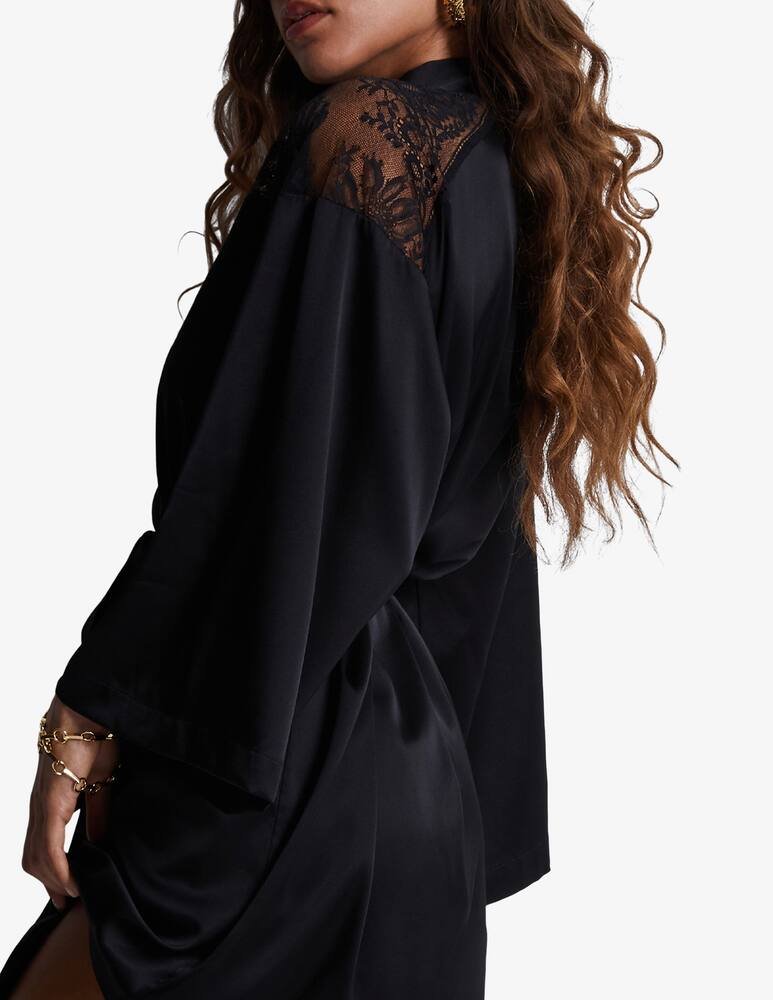 rinascente Aubade Lace trim kimono