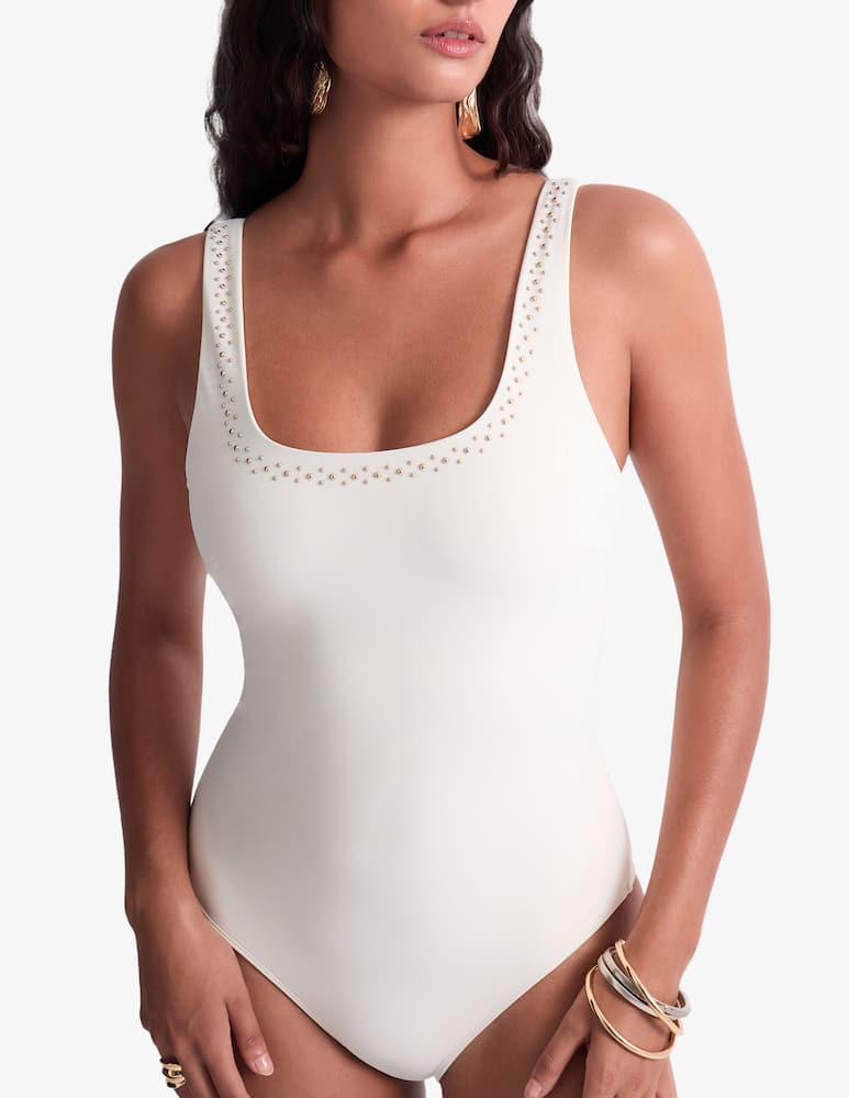 rinascente Aubade Studded one-piece swimsuit
