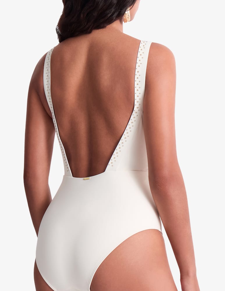 rinascente Aubade Studded one-piece swimsuit