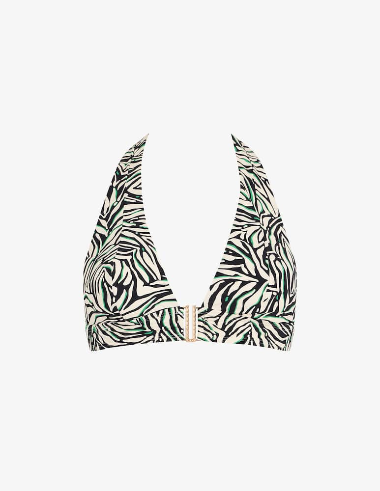 rinascente Aubade Triangle bikini top with print