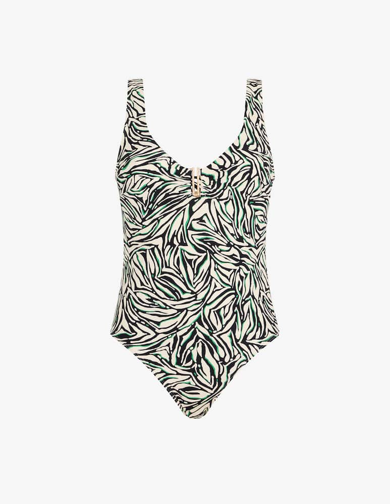 rinascente Aubade Underwired tropical print swimsuit