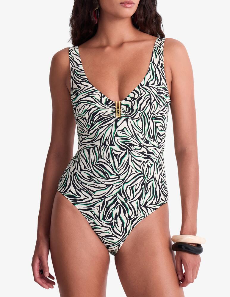 rinascente Aubade Underwired tropical print swimsuit