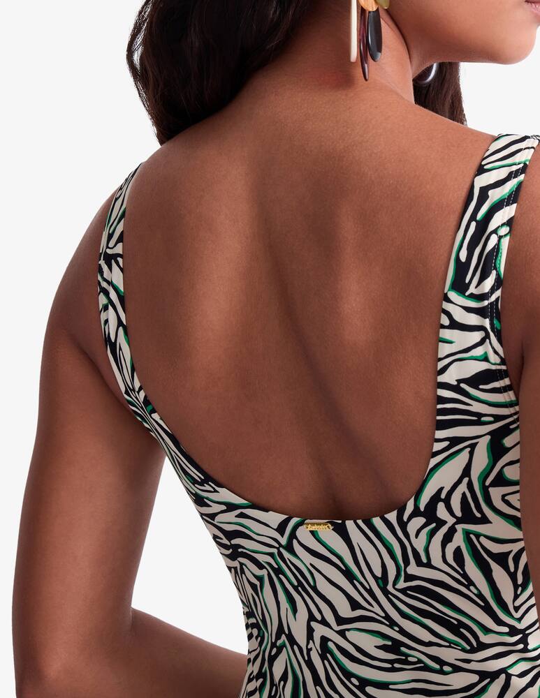 rinascente Aubade Underwired tropical print swimsuit