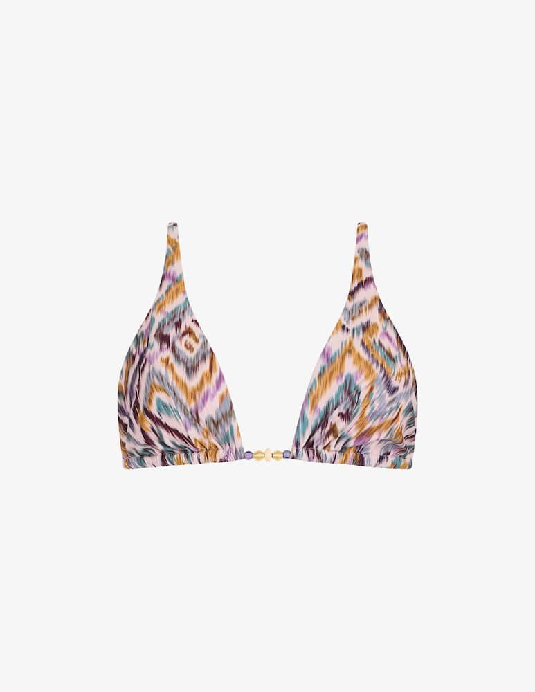 rinascente Aubade Top bikini a triangolo Aurora sands