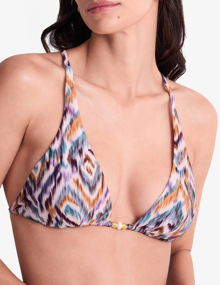 rinascente Aubade Top bikini a triangolo Aurora sands