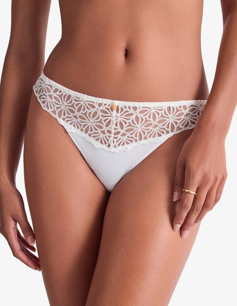 rinascente Aubade Tanga con ricamo
