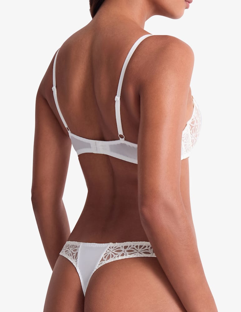 Aubade Floral lace half cup bra - picture 3 Aubade Floral lace half cup bra - picture 3