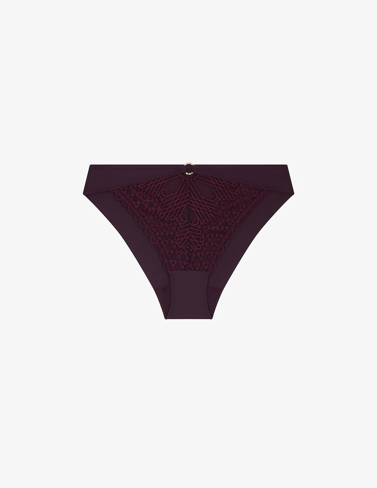 Aubade slip brasiliano in pizzo - immagine 1