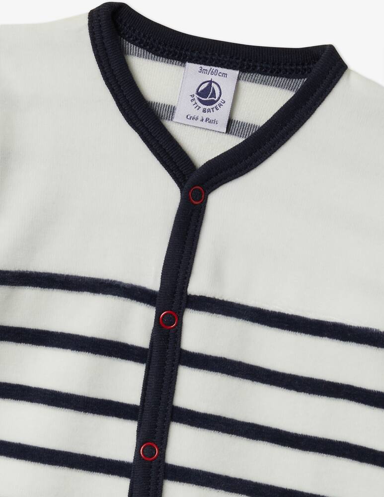 rinascente Petit Bateau Dors bien cotton bodysuit - White