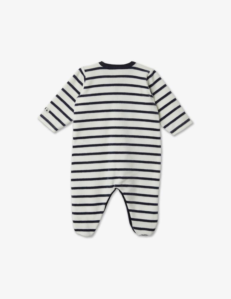 rinascente Petit Bateau Dors bien cotton bodysuit - White