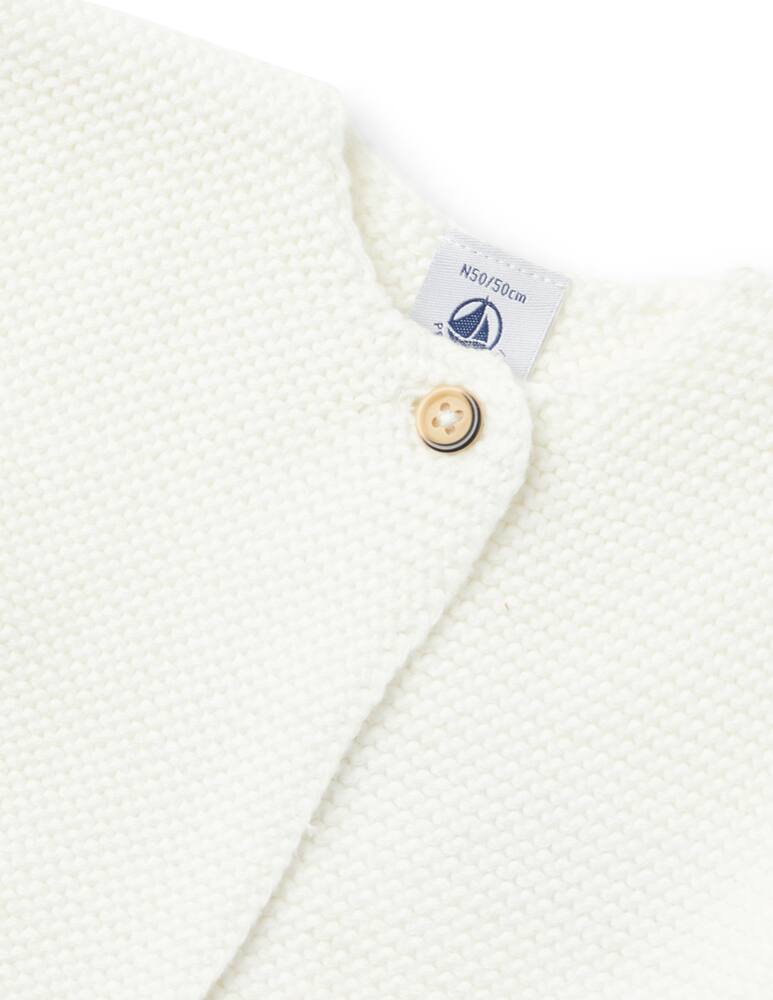 rinascente Petit Bateau Cardigan in cotone - Bianco