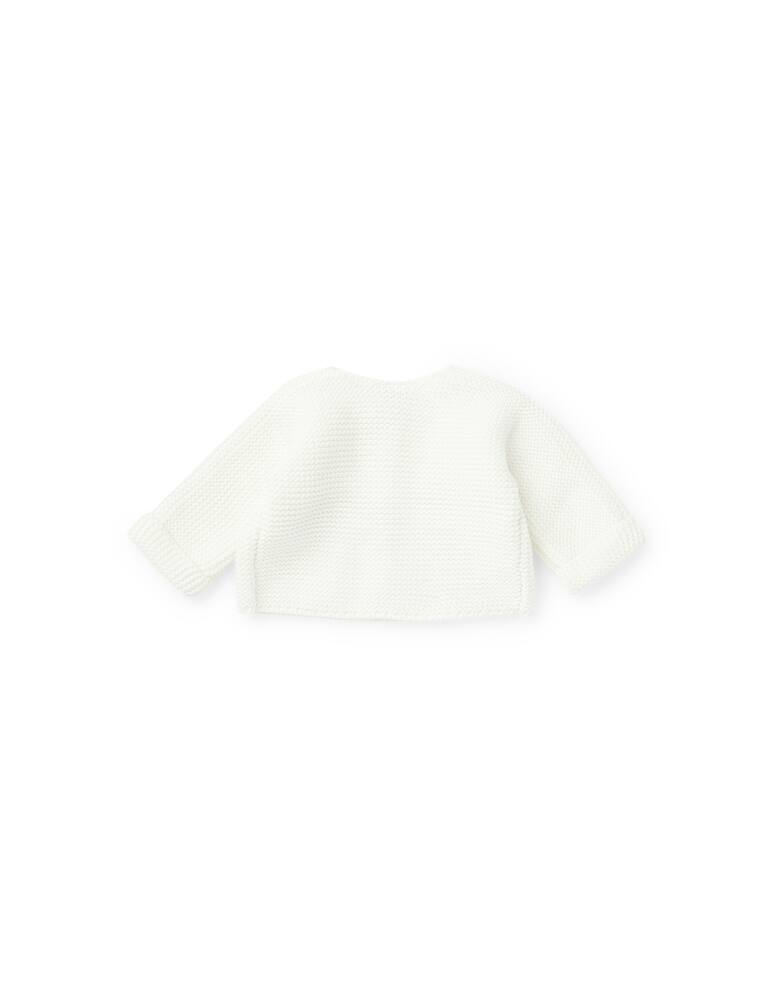 rinascente Petit Bateau Cardigan in cotone - Bianco