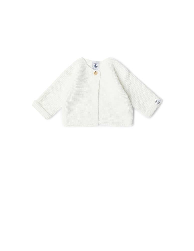 rinascente Petit Bateau Cardigan in cotone - Bianco