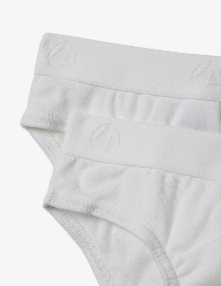 Petit Bateau Confezione di 2 slip - Bianco - immagine 2 Petit Bateau Confezione di 2 slip - Bianco - immagine 2
