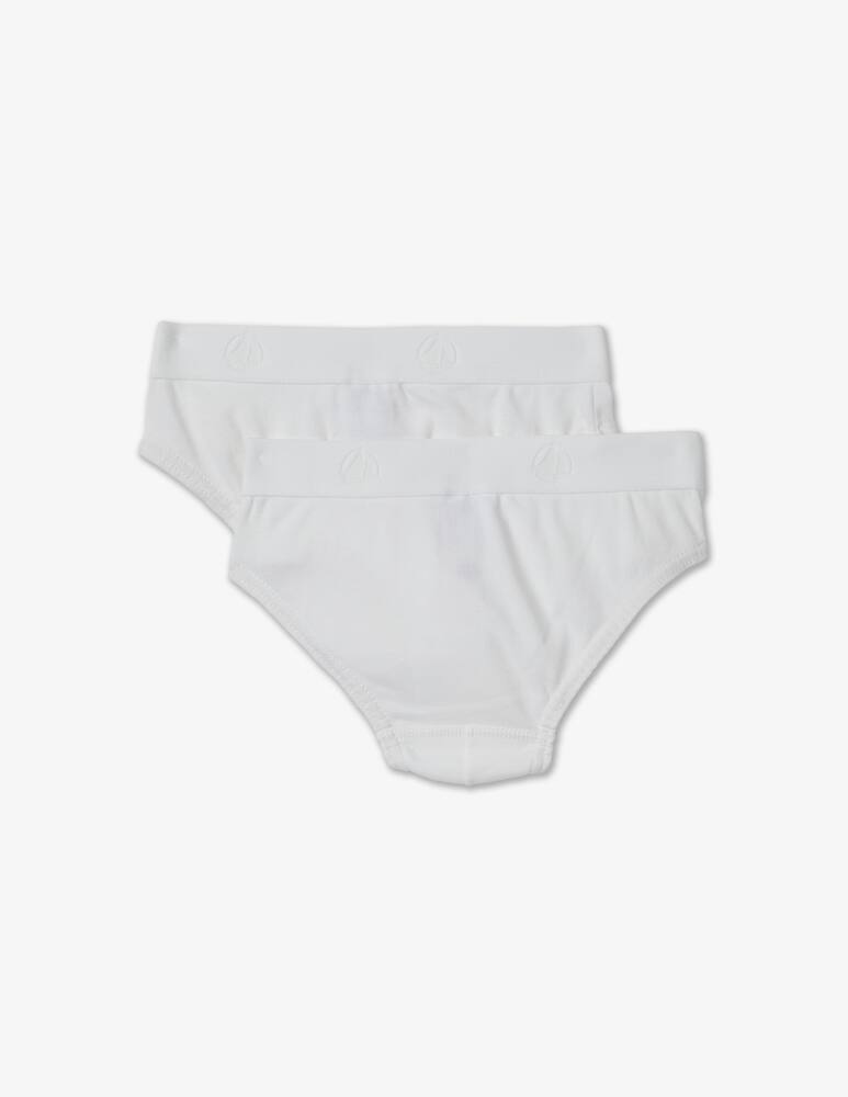 Petit Bateau Confezione di 2 slip - Bianco - immagine 3 Petit Bateau Confezione di 2 slip - Bianco - immagine 3